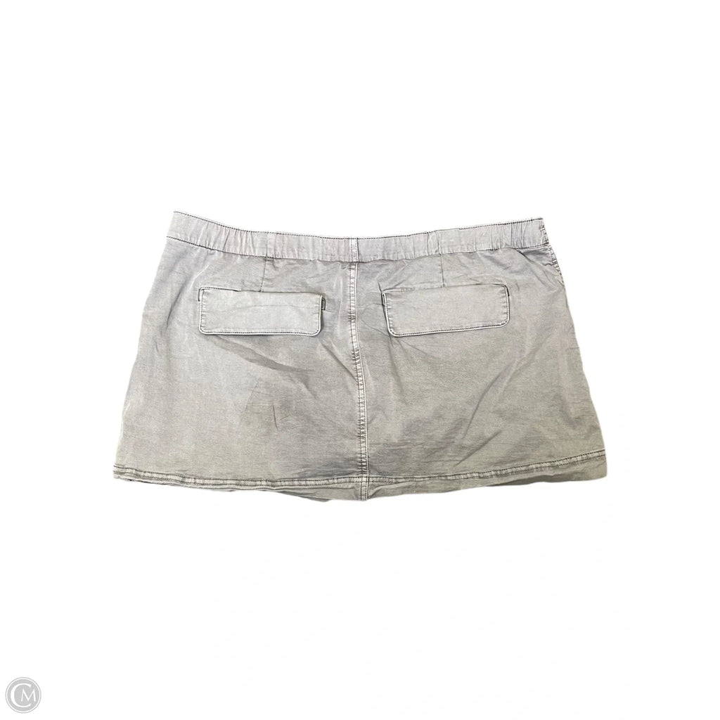 Skort By Abercrombie And Fitch In Grey, Size: 16