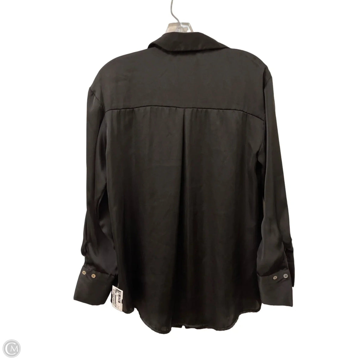 Blouse Long Sleeve By Zara In Black, Size: S