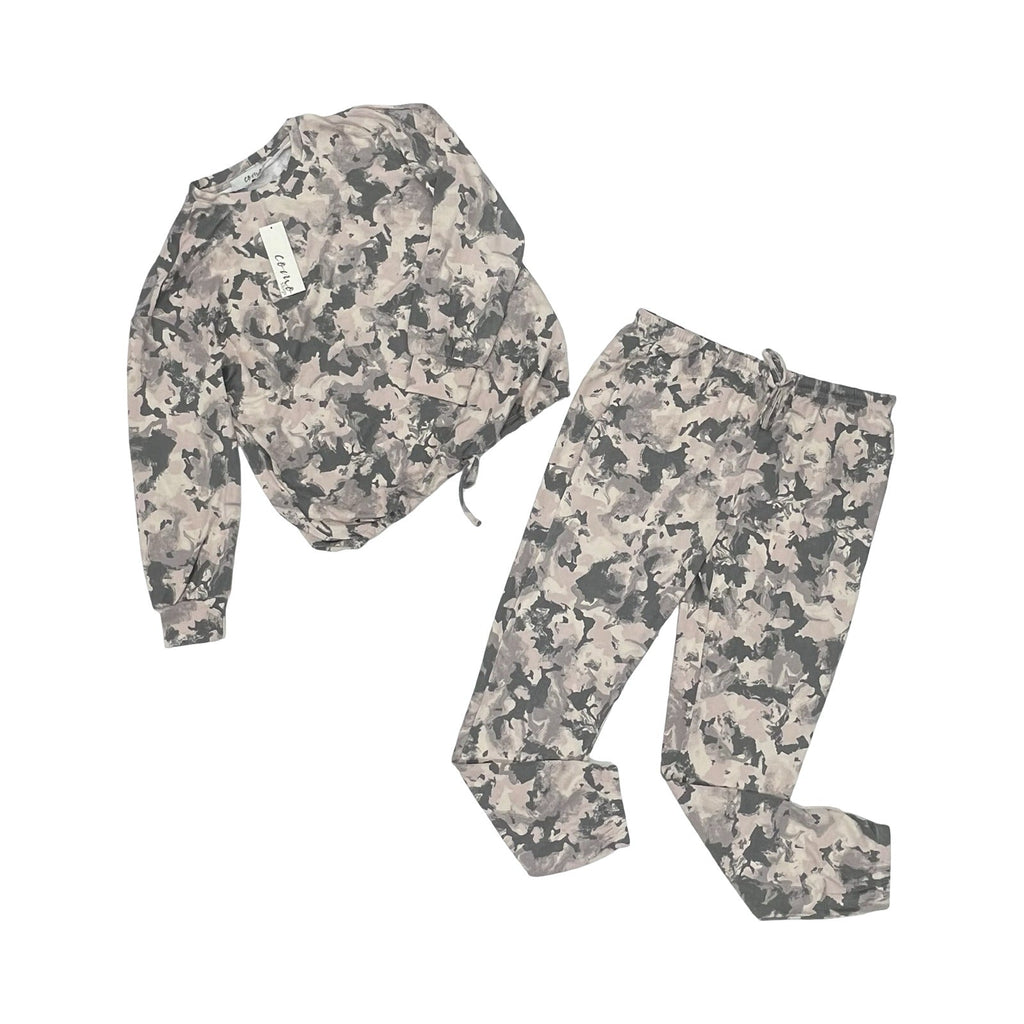 Pajamas 2Pc By Clothes Mentor In Grey & Pink, Size:M