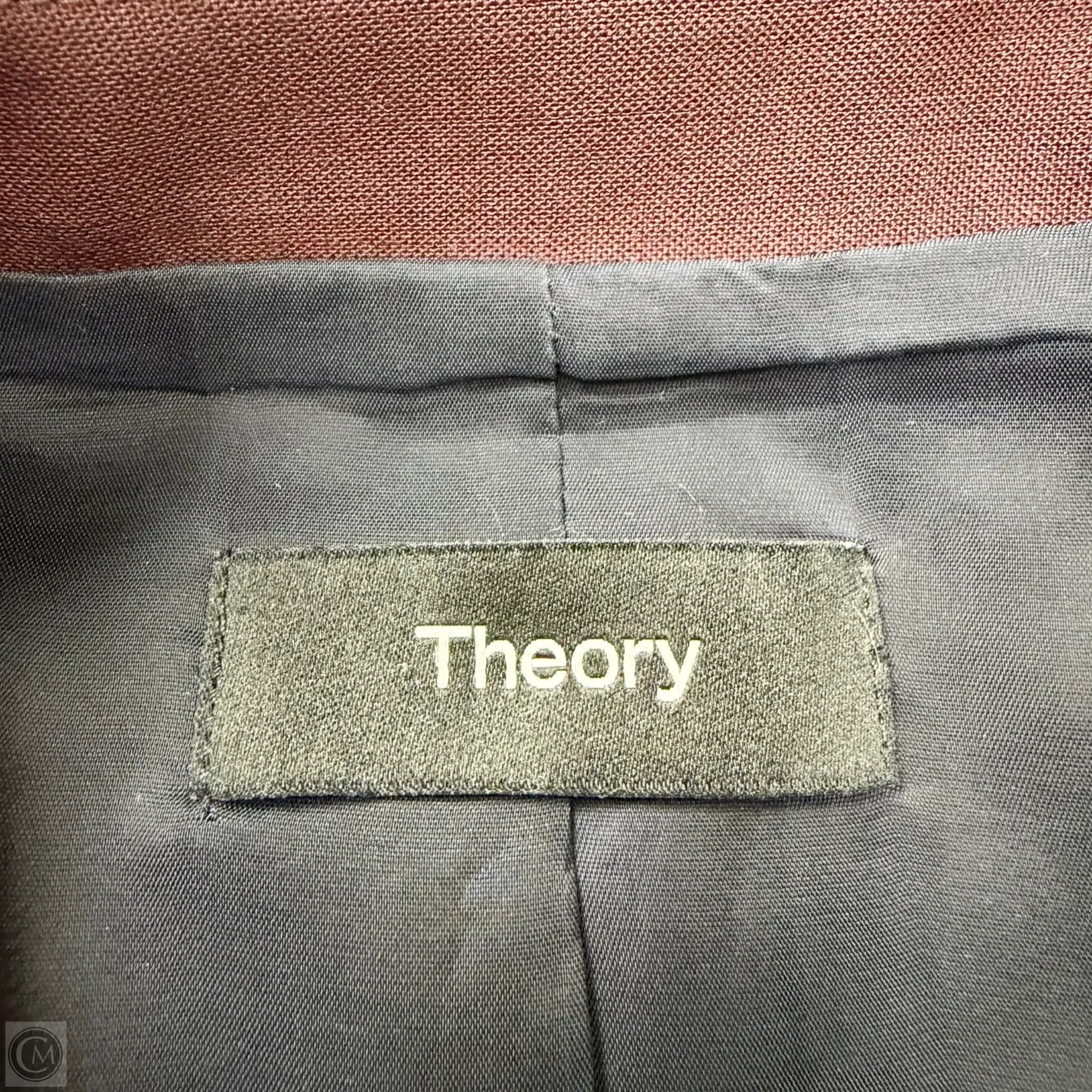 Blazer By Theory In Brown, Size: L