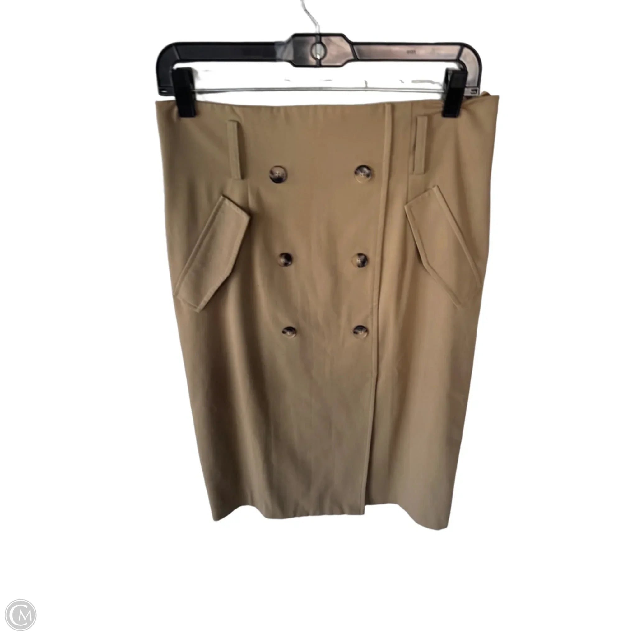 Skirt Midi By Antonio Melani In Tan, Size: 6