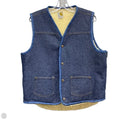 Vest Faux Fur & Sherpa By Carhartt In Blue Denim, Size: L