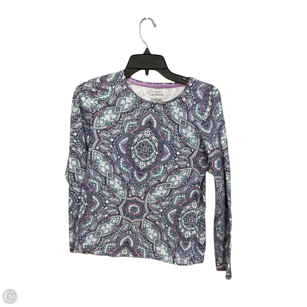 Top Long Sleeve By Talbots In Purple, Size: S