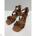 Sandals Flats By Time And Tru In Brown, Size: 7.5
