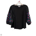 Top Long Sleeve By Chicos In Black, Size: L