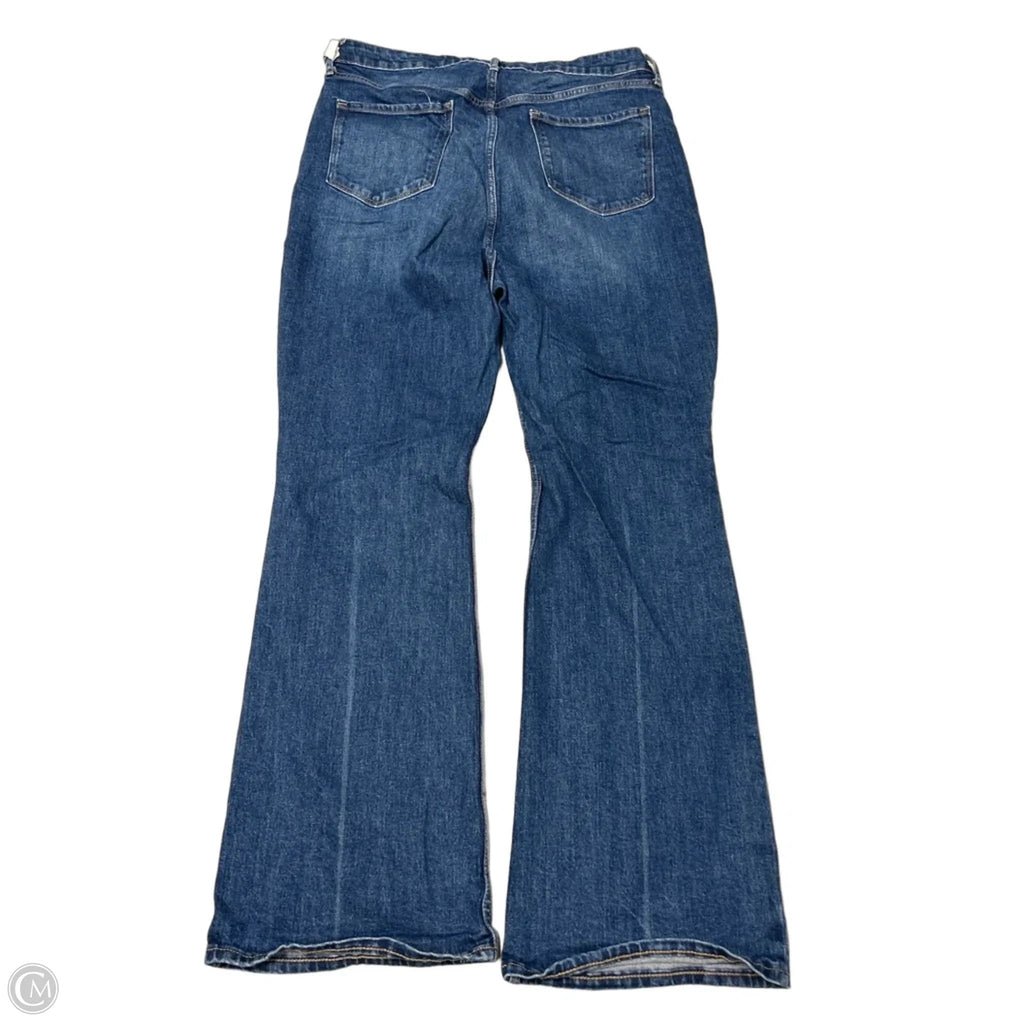 Jeans Flared By Old Navy In Blue Denim, Size: 16