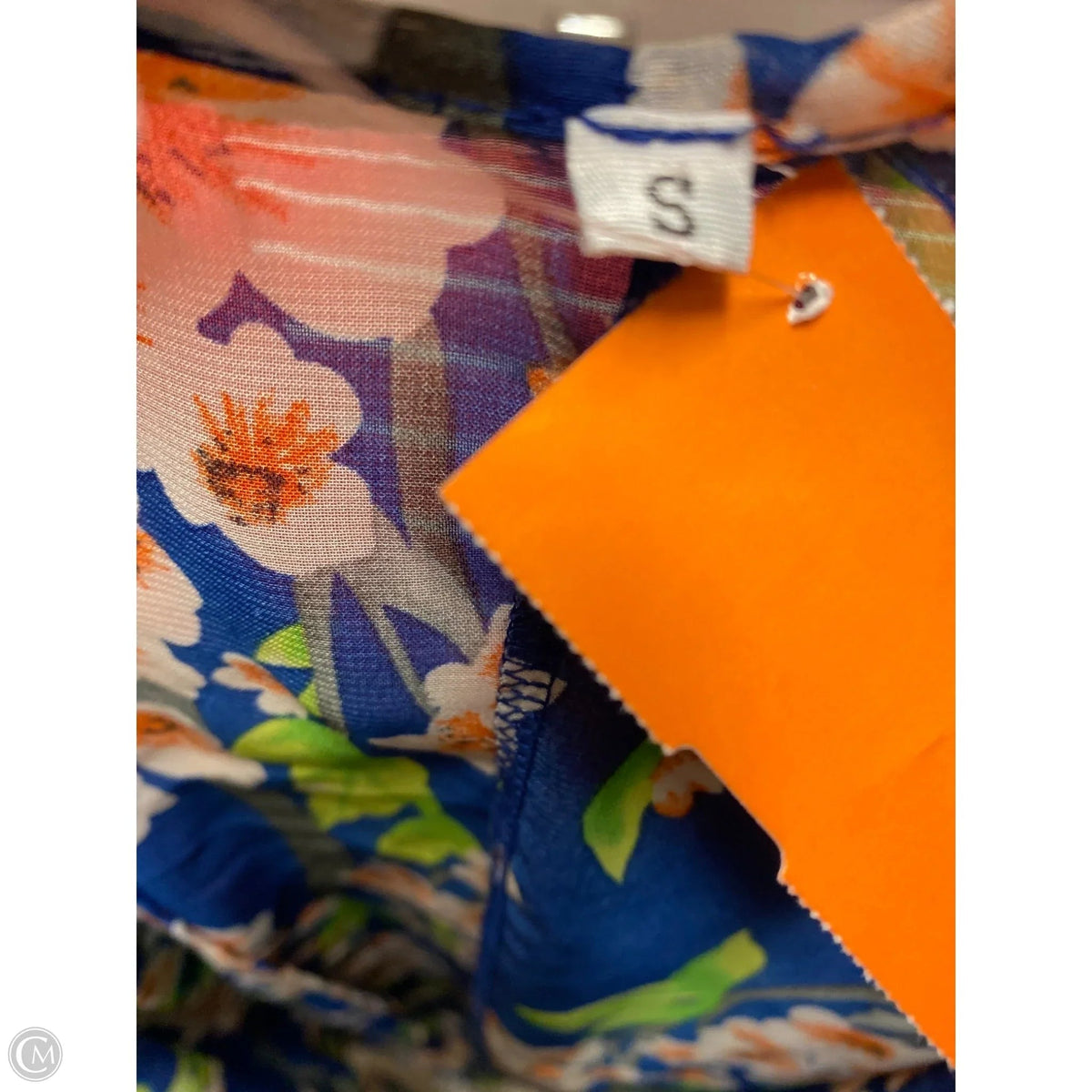 Swimwear Cover-up By Clothes Mentor In Blue, Size: S