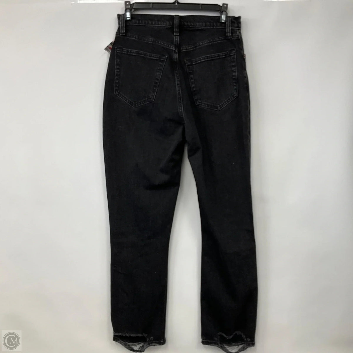 Jeans Straight By Abercrombie And Fitch In Black, Size: 2