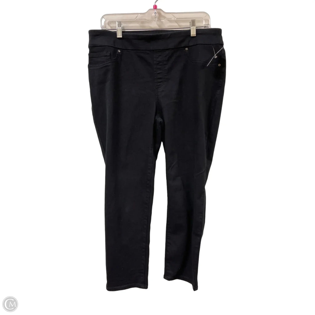 Jeans Skinny By Chicos In Black, Size: 12