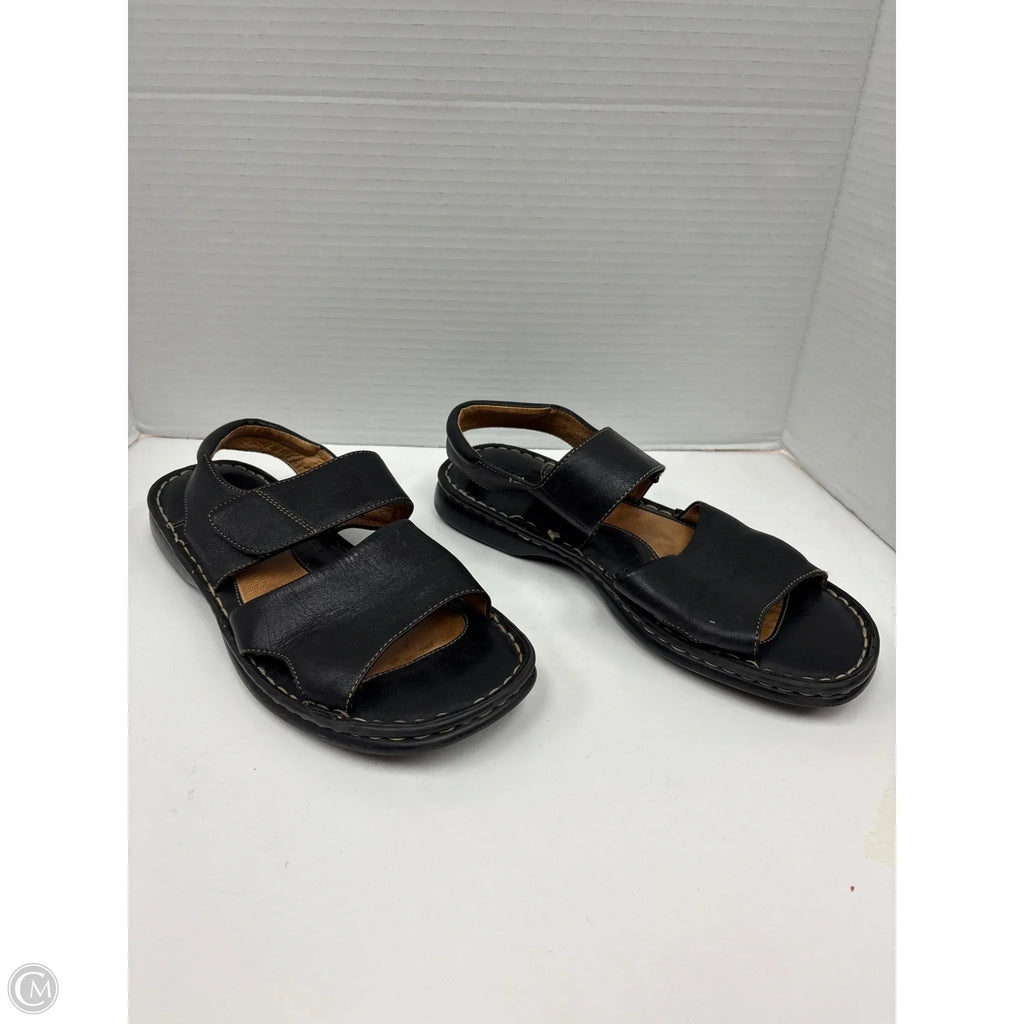Sandals Flats By Born In Black, Size: 9