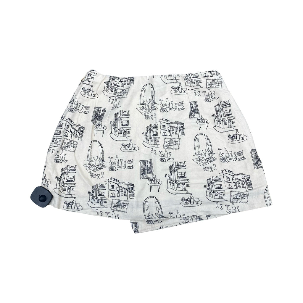 Skirt Mini & Short By Abercrombie And Fitch In Black & Cream, Size:S