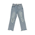 Jeans Straight By Vervet In Blue Denim, Size:2