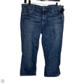 Jeans Designer By 7 For All Mankind In Blue Denim, Size: 8