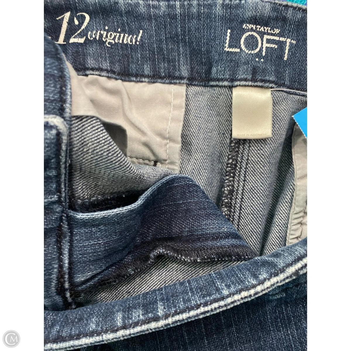 Shorts By Loft In Blue Denim, Size: 12