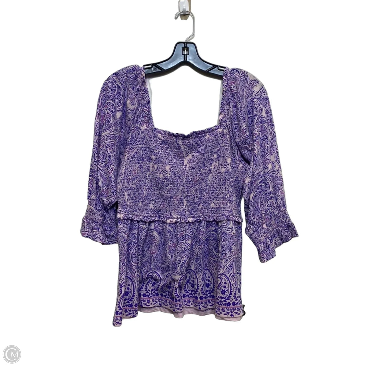 Top Long Sleeve By Crown And Ivy In Purple, Size: L
