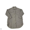 Top Long Sleeve Basic By Aerie In Grey, Size: L