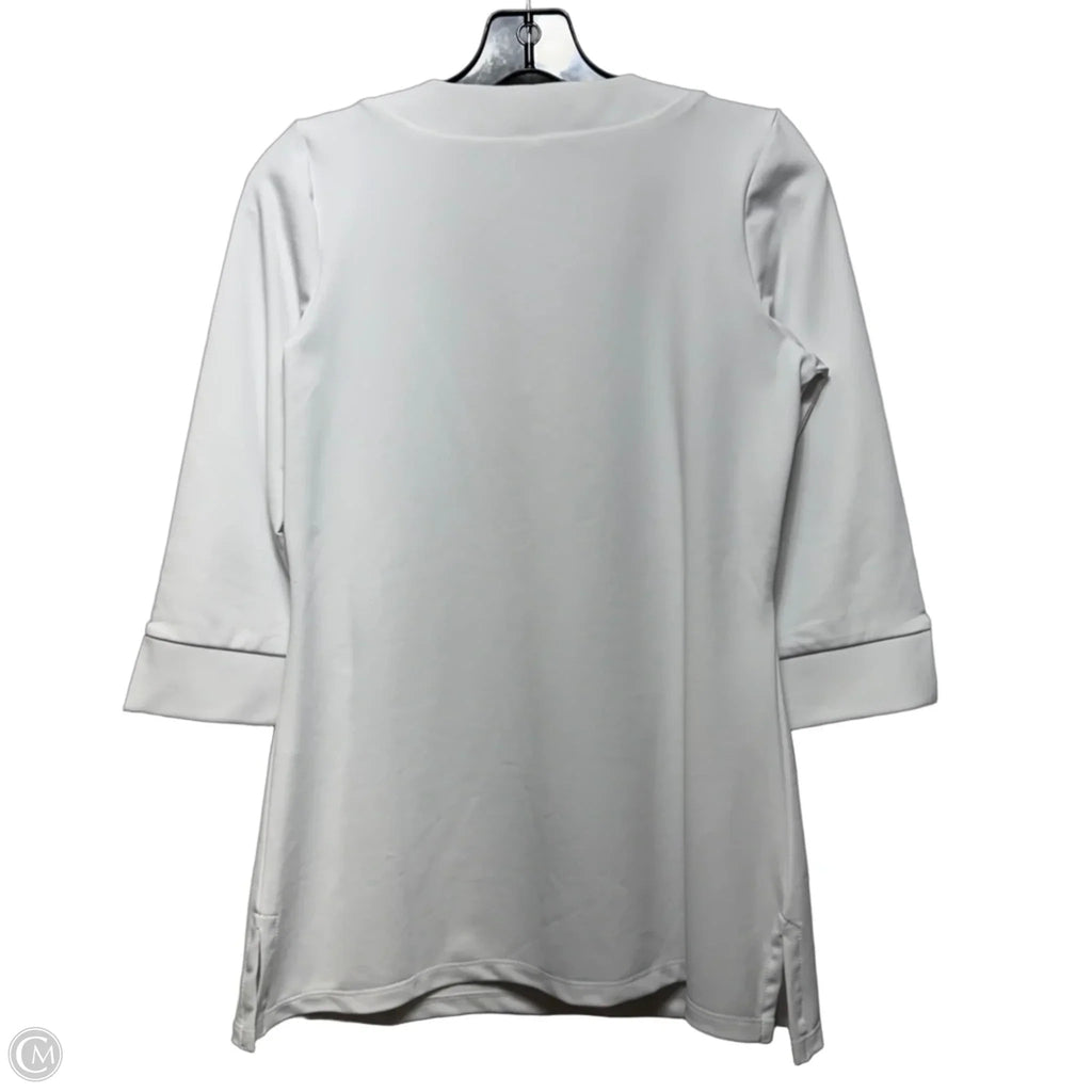 Athletic Top Long Sleeve Crewneck By Cmc In White, Size: S