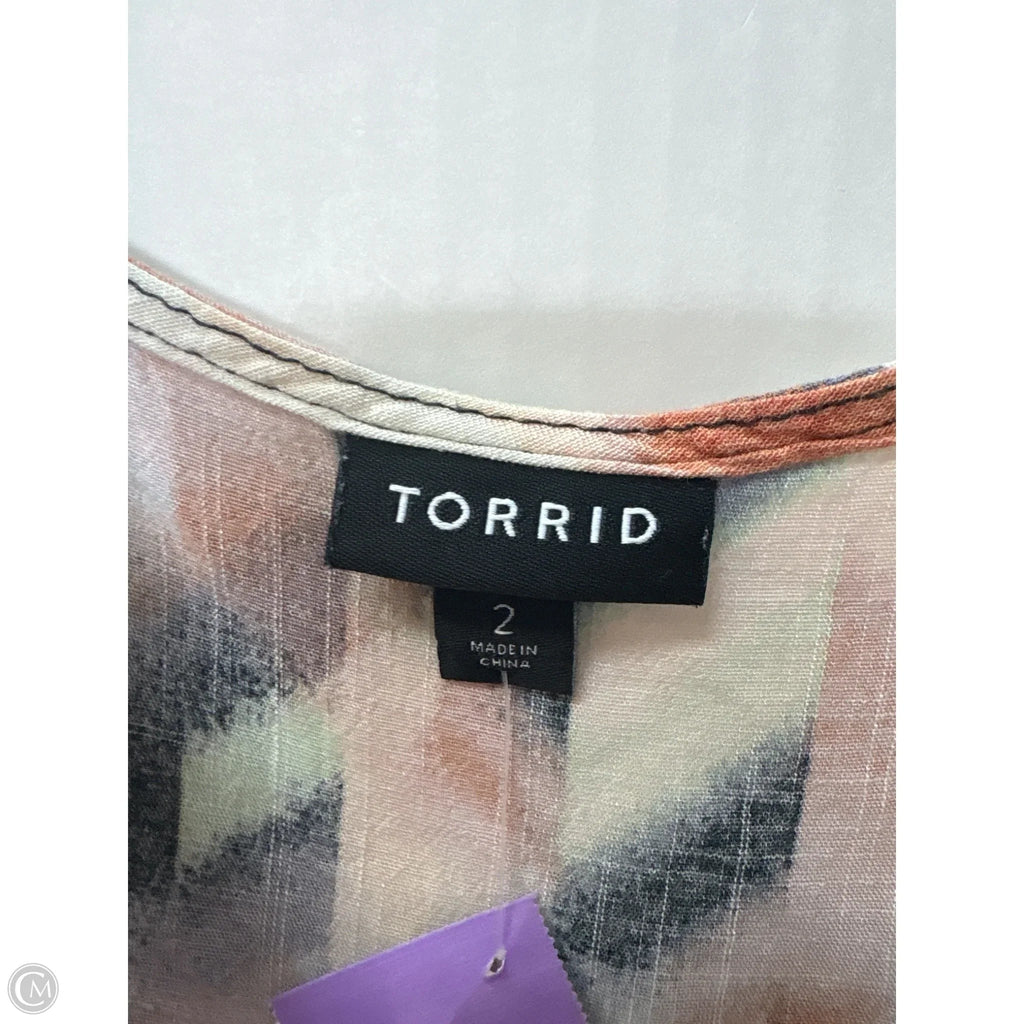 Tank Top By Torrid In Green, Size: 2x