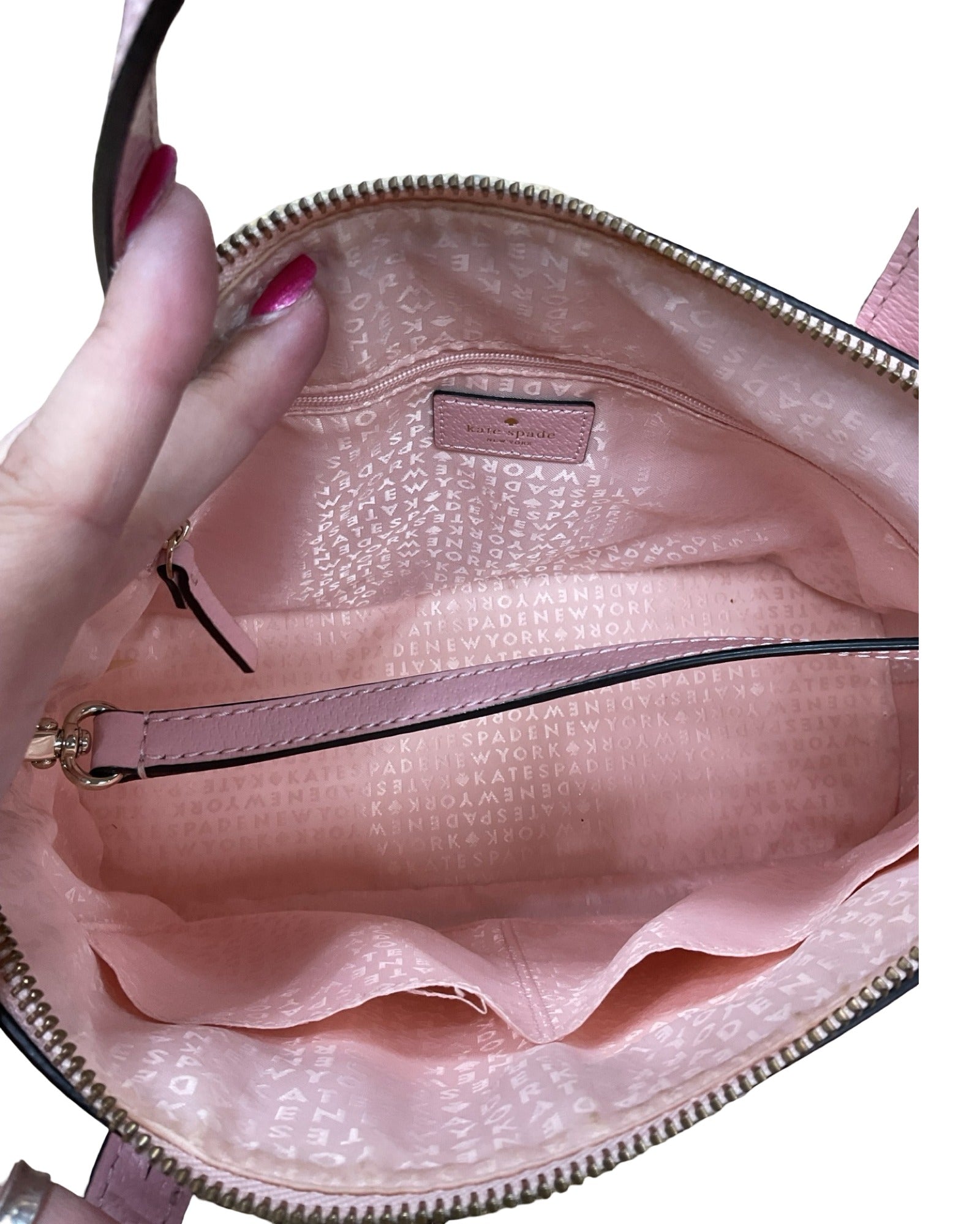 Handbag Designer By Kate Spade In Pink, Size:Medium