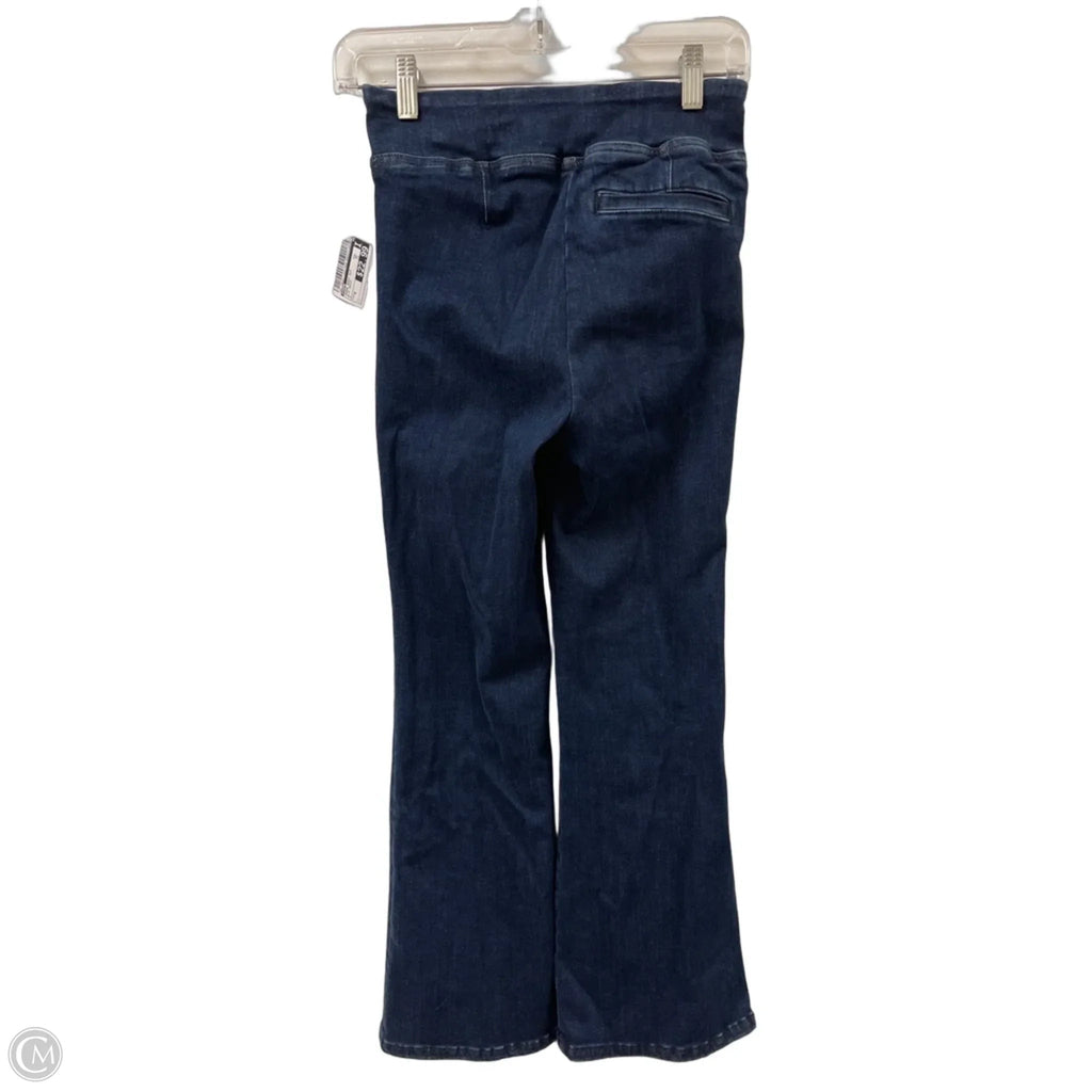 Jeans Boot Cut By Frame In Blue Denim, Size: 0