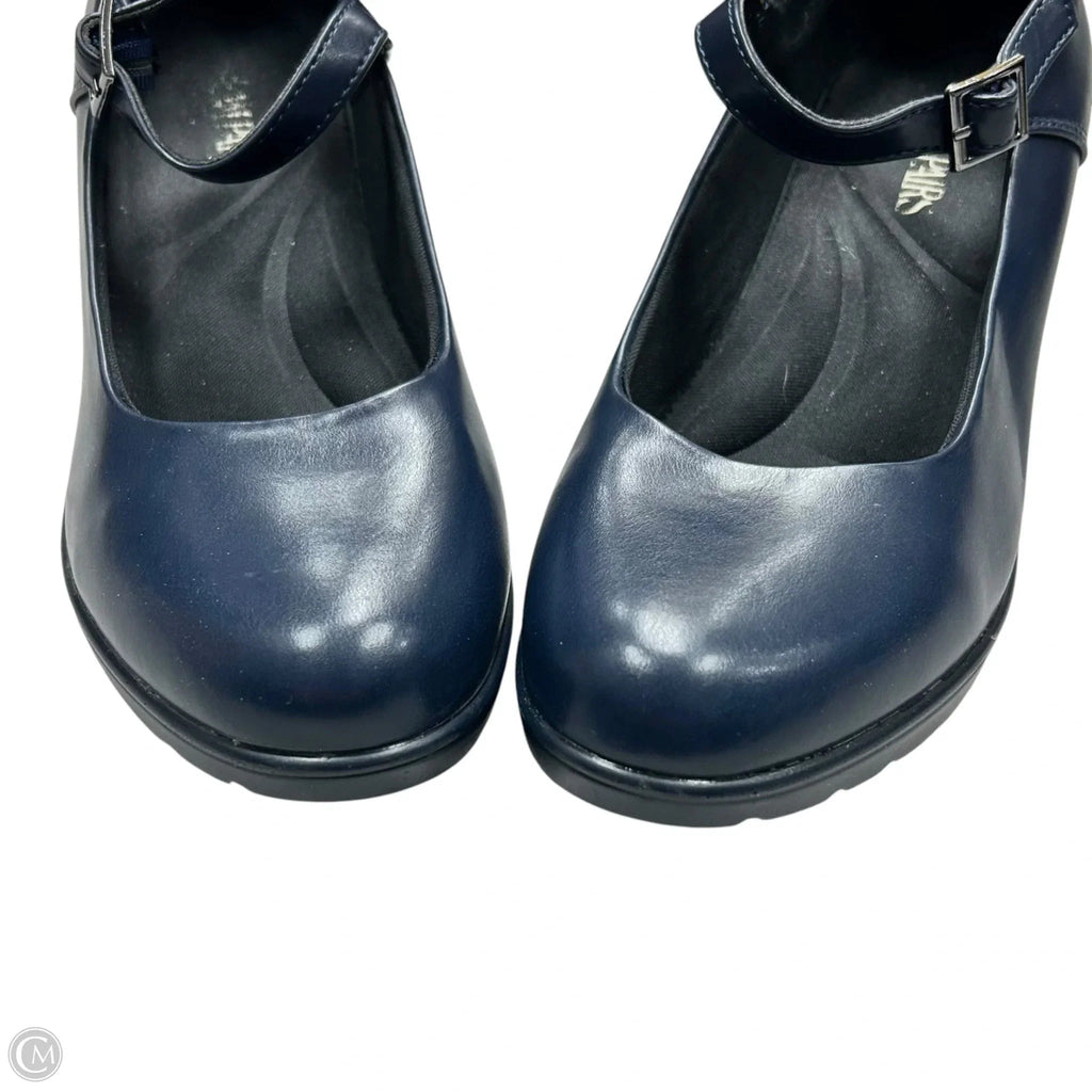 Shoes Heels Block By Dream Pairs In Navy, Size: 7