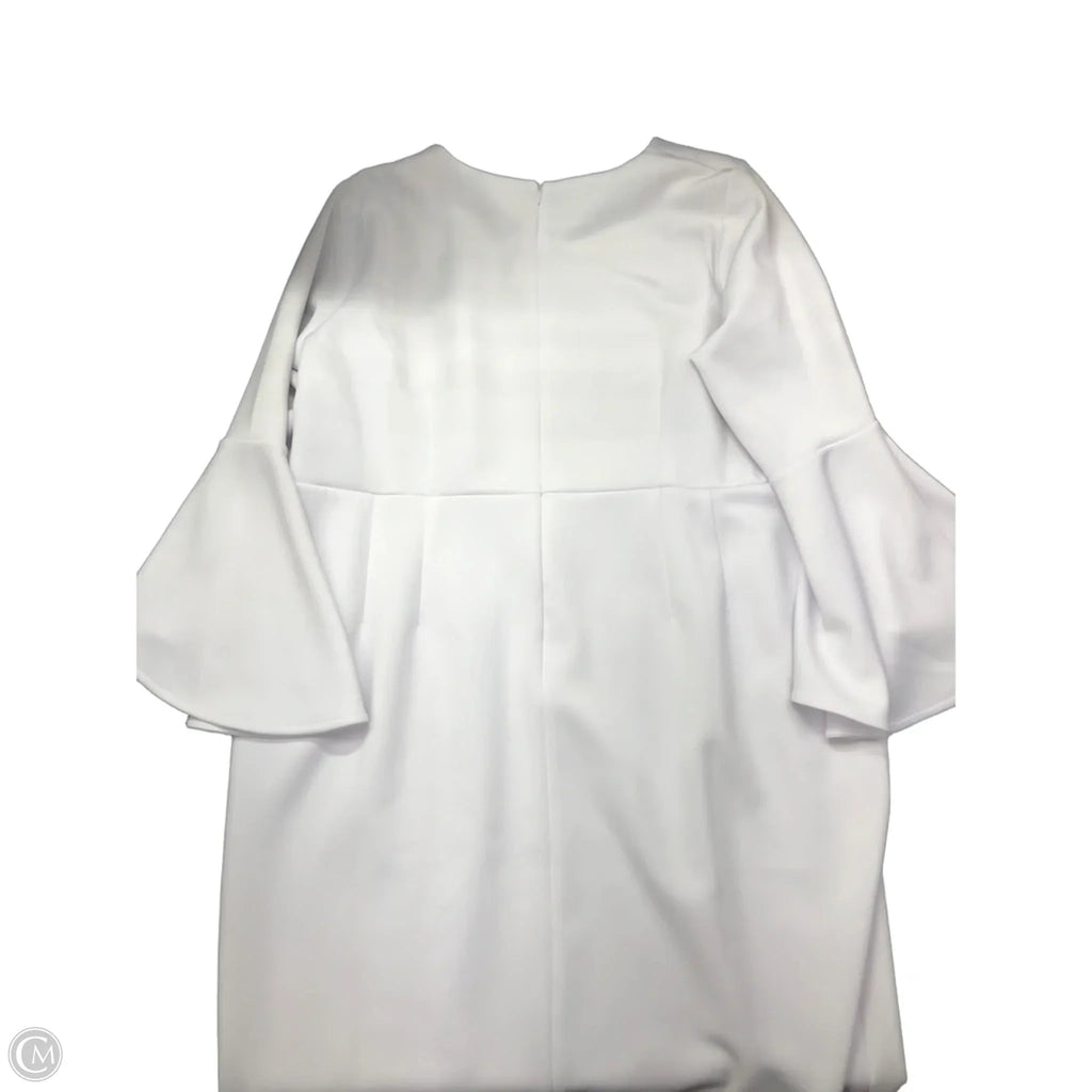 Dress Party Midi By Eloquii In White, Size: 22