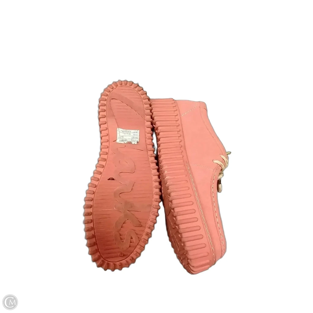 Shoes Sneakers Platform By Clarks In Orange, Size: 9.5