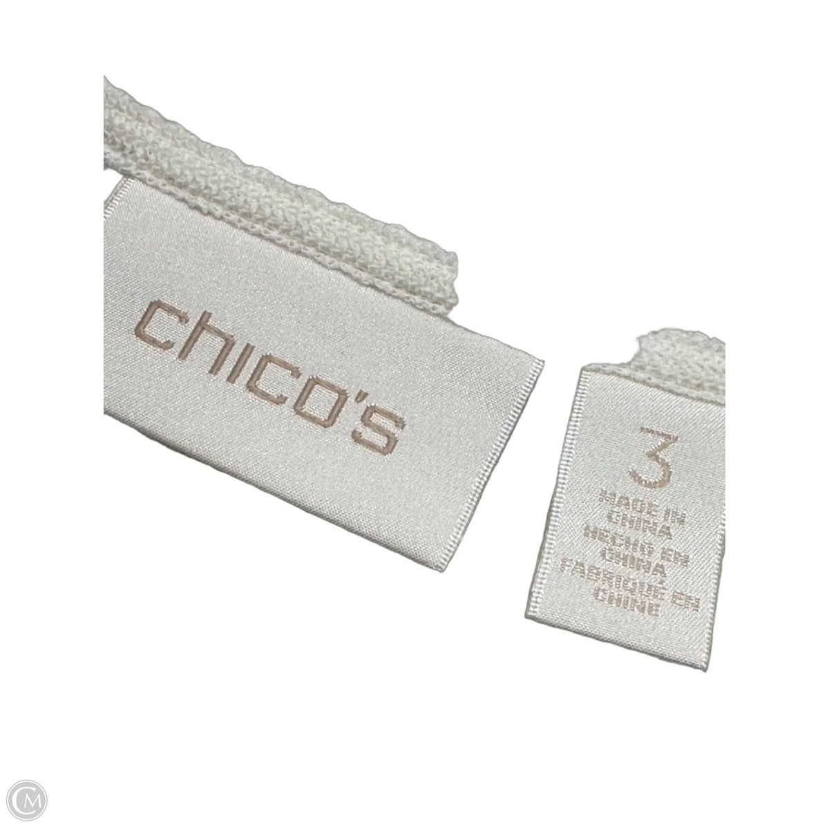 Sweater By Chicos In Ivory, Size: Xl