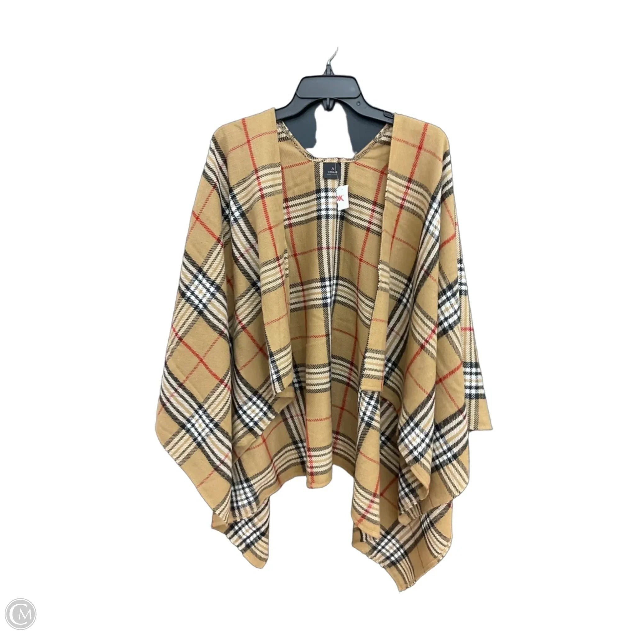 Shawl By Clothes Mentor In Tan, Size: Osfm