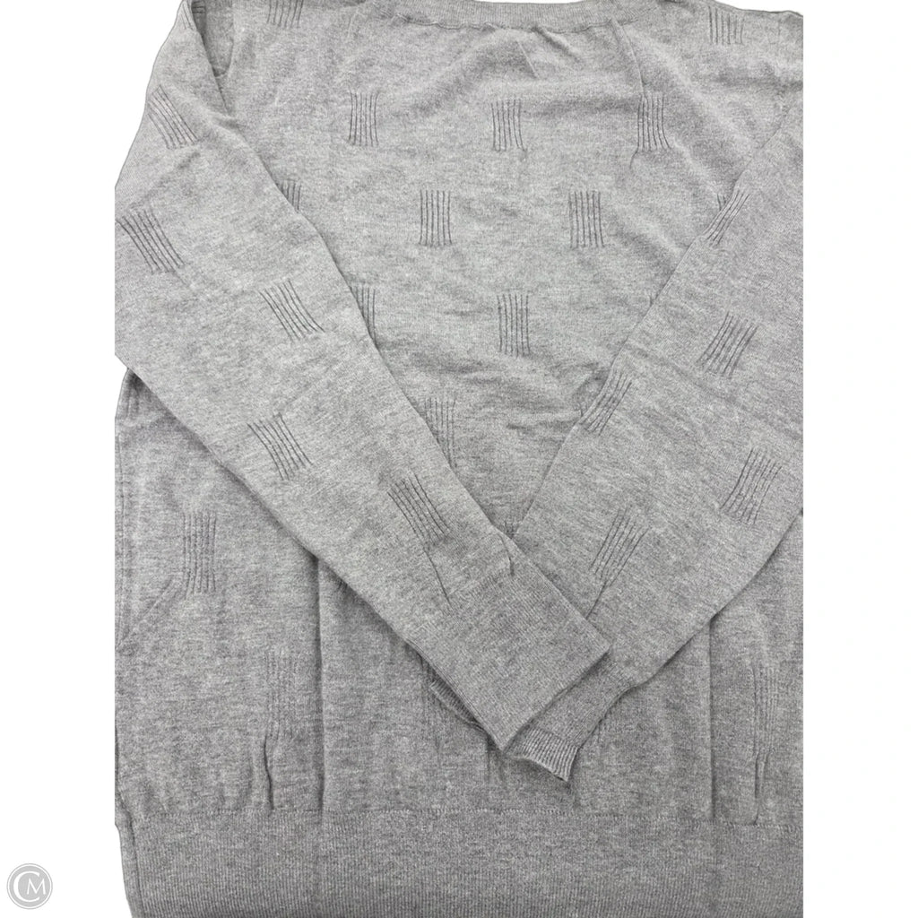 Top Long Sleeve By Cmf In Grey, Size: Xl