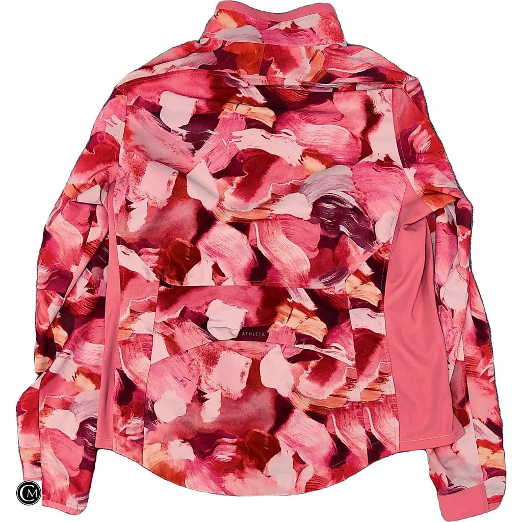 Athletic Jacket By Athleta In Pink, Size: M