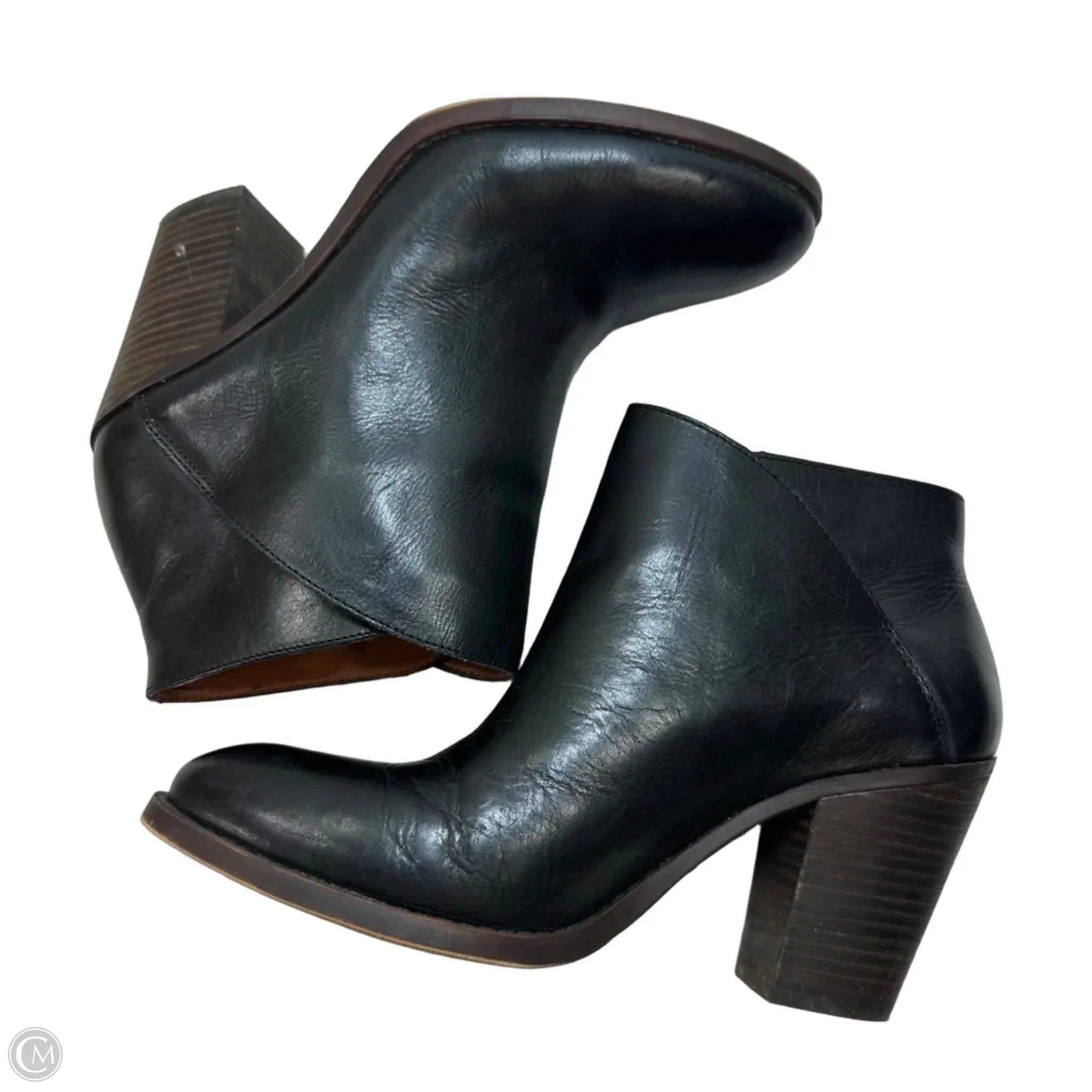 Boots Ankle Heels By Lucky Brand In Black, Size: 10