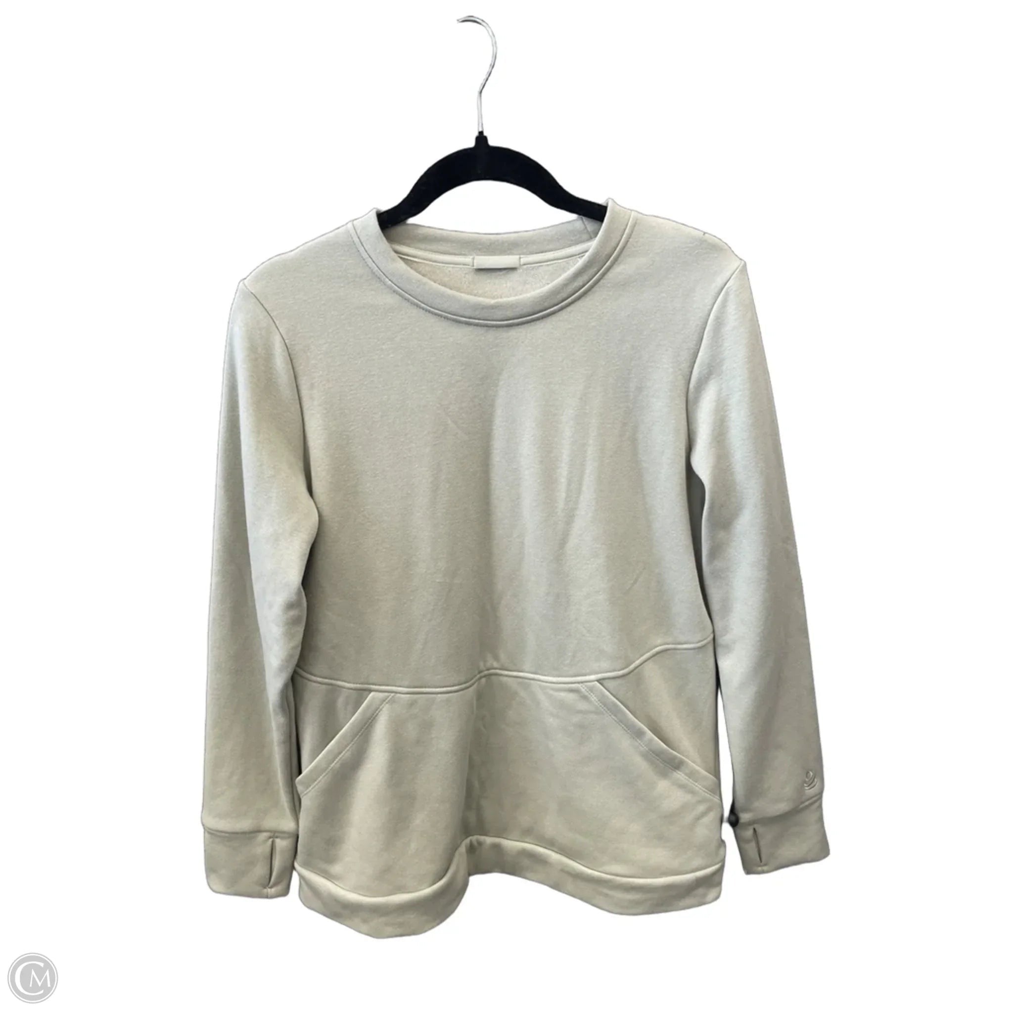 Sweatshirt Crewneck By Cuddl Duds In Green, Size: S