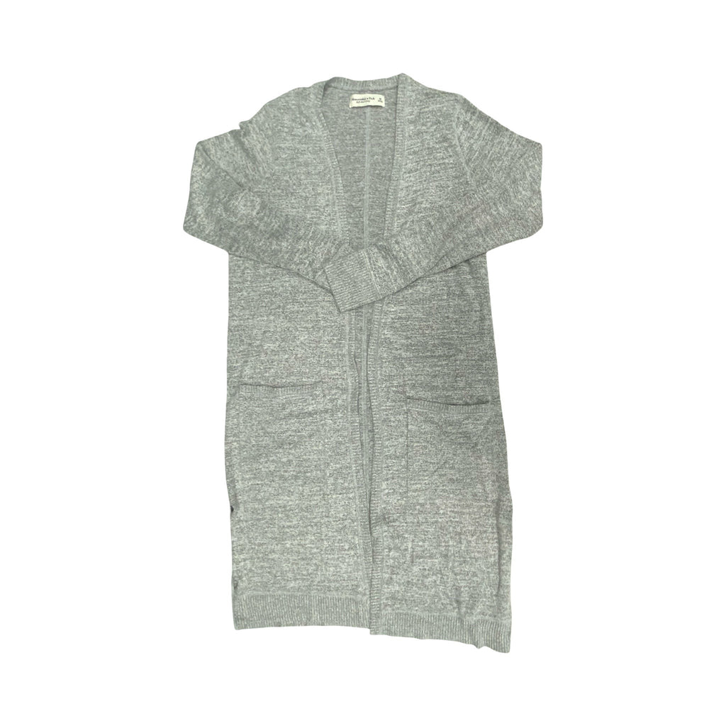 Sweater Cardigan By Abercrombie And Fitch In Grey, Size:M