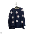 Top Short Sleeve By Fantastic Fawn In Navy, Size: L