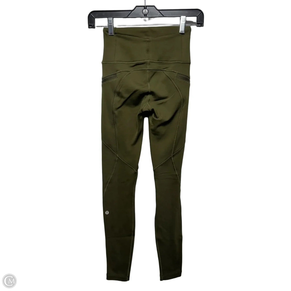 Athletic Leggings By Lululemon In Green, Size: 2