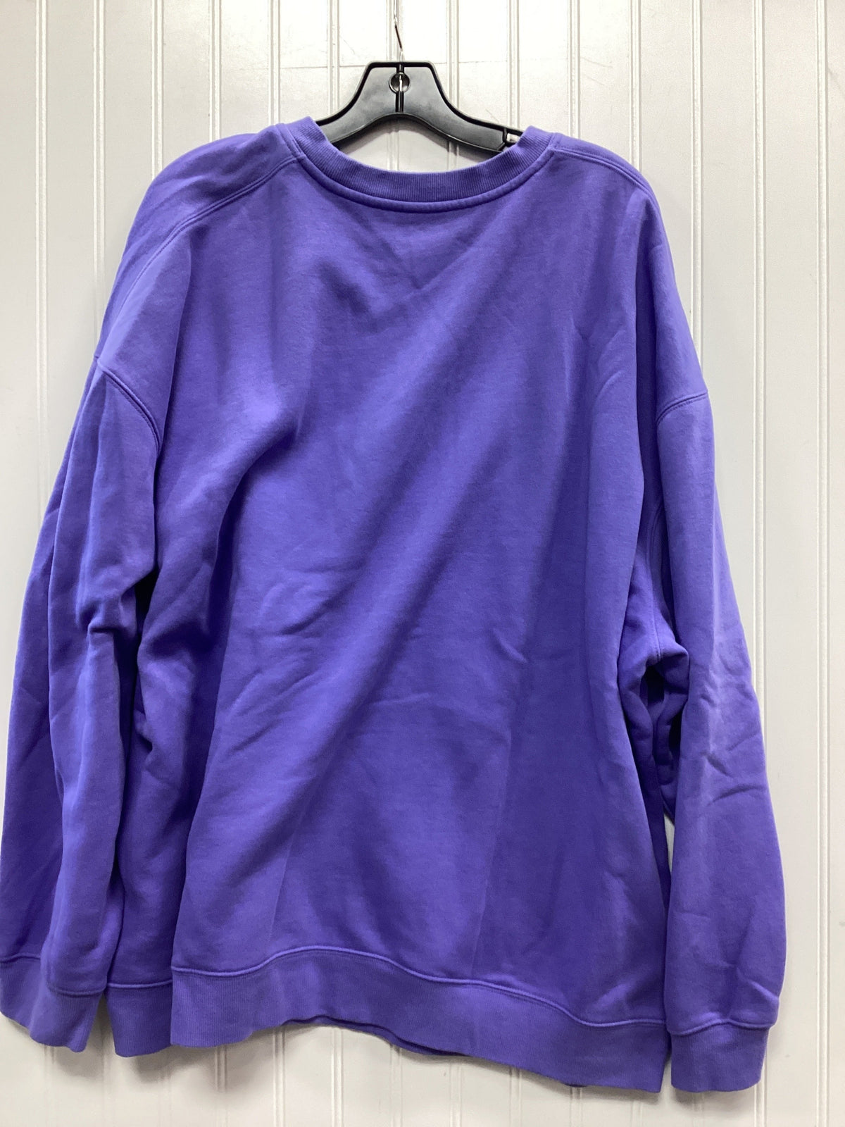 Sweatshirt Crewneck By Cmc In Purple, Size:2X