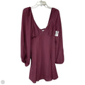 Dress Casual Short By Abercrombie And Fitch In Maroon, Size: M