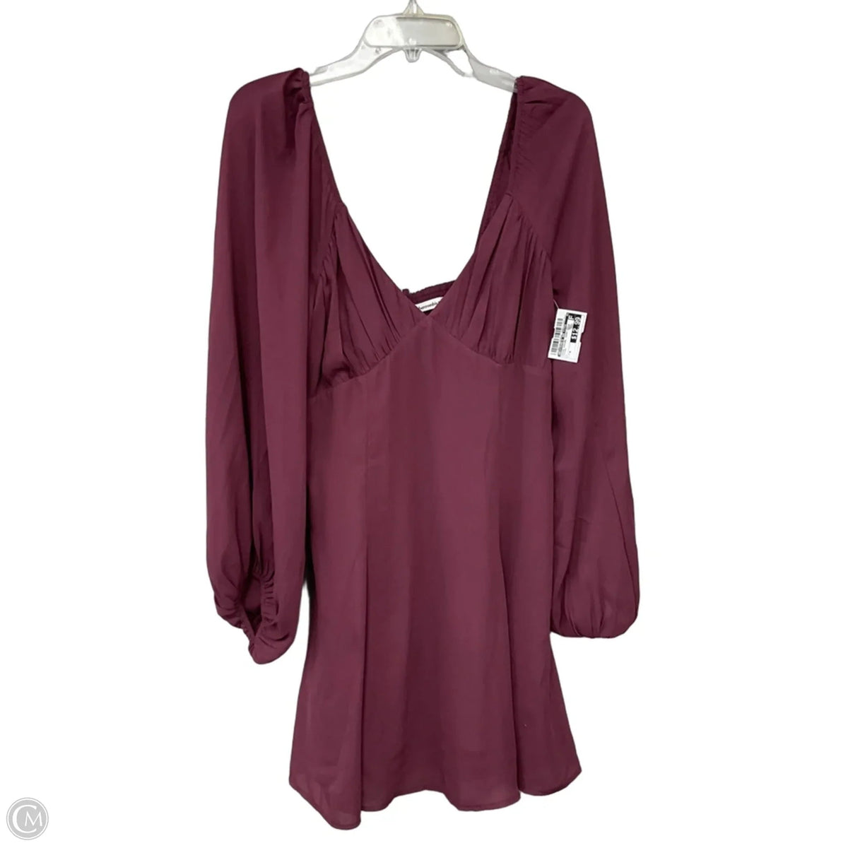 Dress Casual Short By Abercrombie And Fitch In Maroon, Size: M
