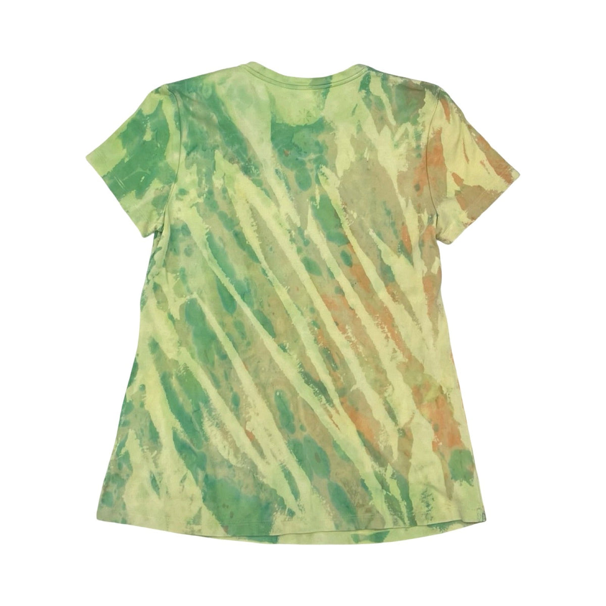 Top Ss By Isaac Mizrahi Live Qvc In Green & Orange, Size:Xs