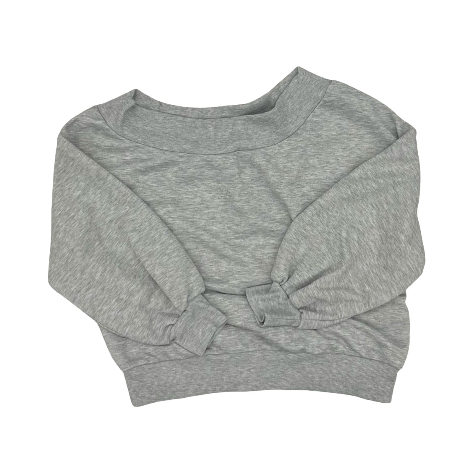 Sweatshirt Crewneck By Clothes Mentor In Grey, Size:S