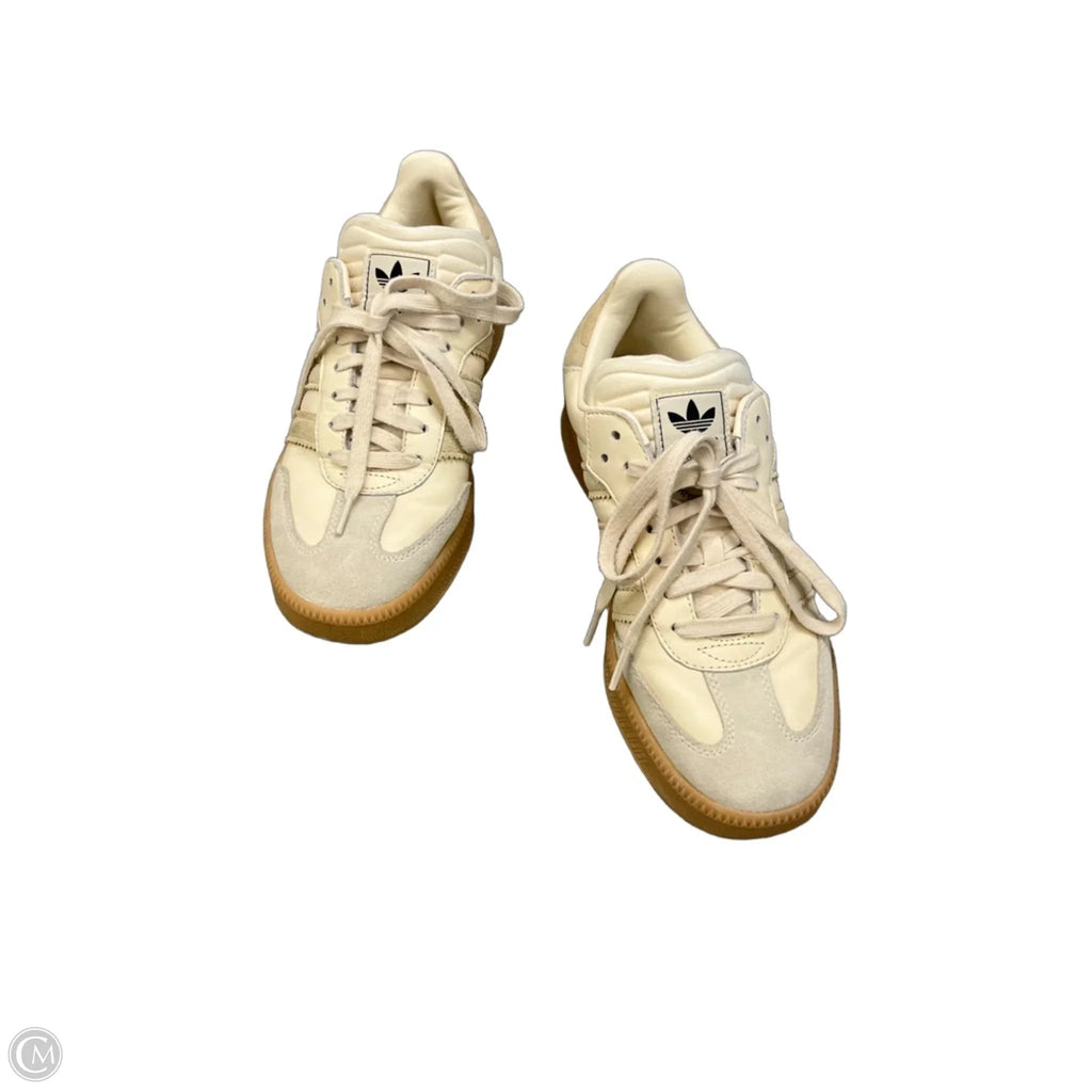 Shoes Sneakers By Adidas In Cream, Size: 9