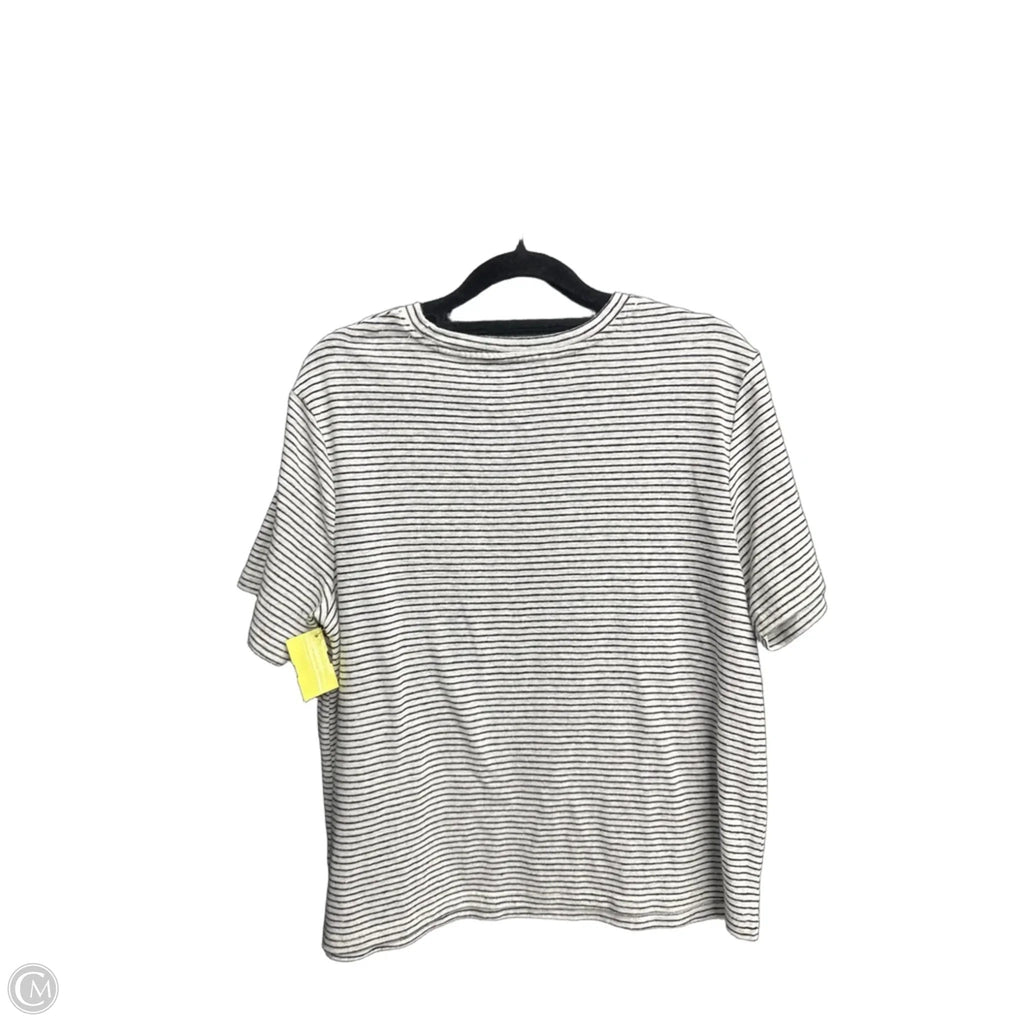 Top Short Sleeve By A New Day In Black & White, Size: S