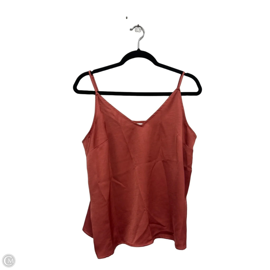 Top Cami By A New Day In Red, Size: M