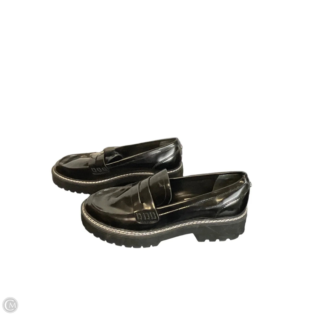 Shoes Flats By Calvin Klein In Black, Size: 9.5