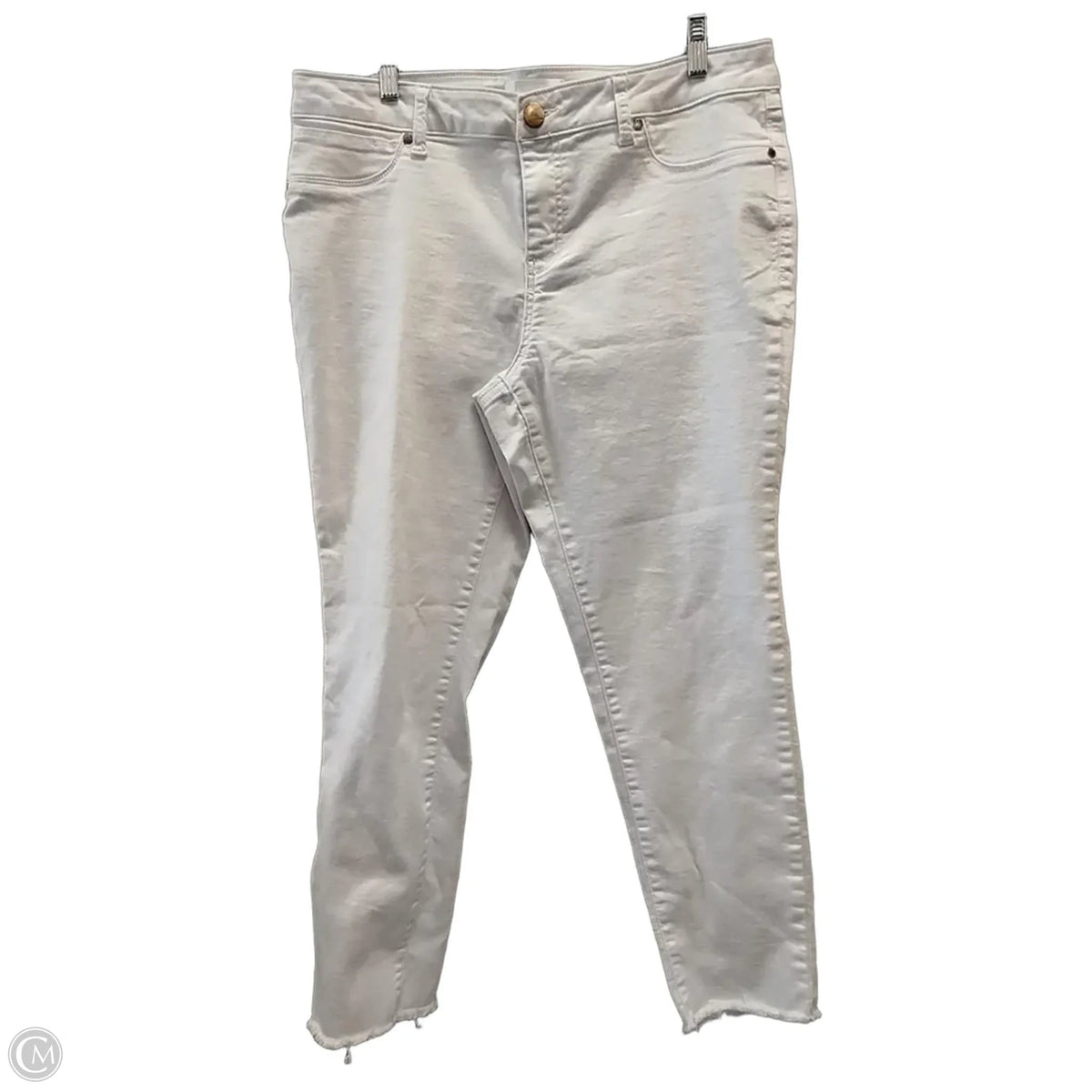 Jeans Straight By 1822 Denim In White, Size: 16