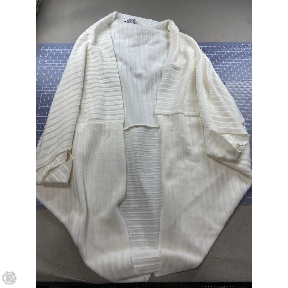 Shawl By Clothes Mentor In Cream, Size: Osfm