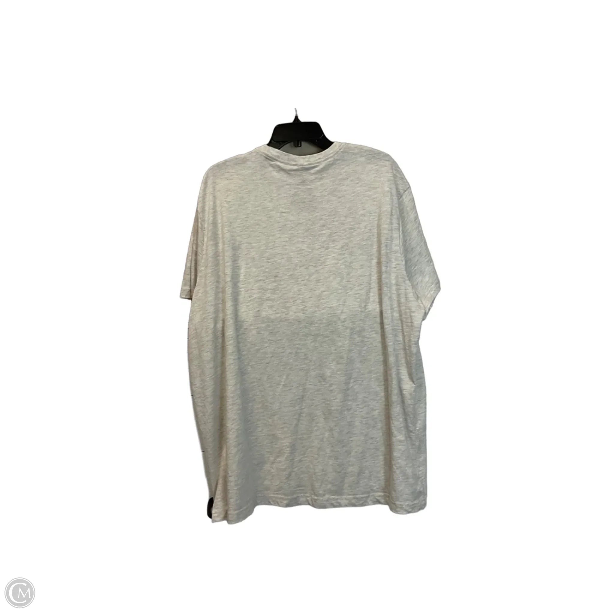 Top Short Sleeve Basic By Disney In Grey, Size: 2x