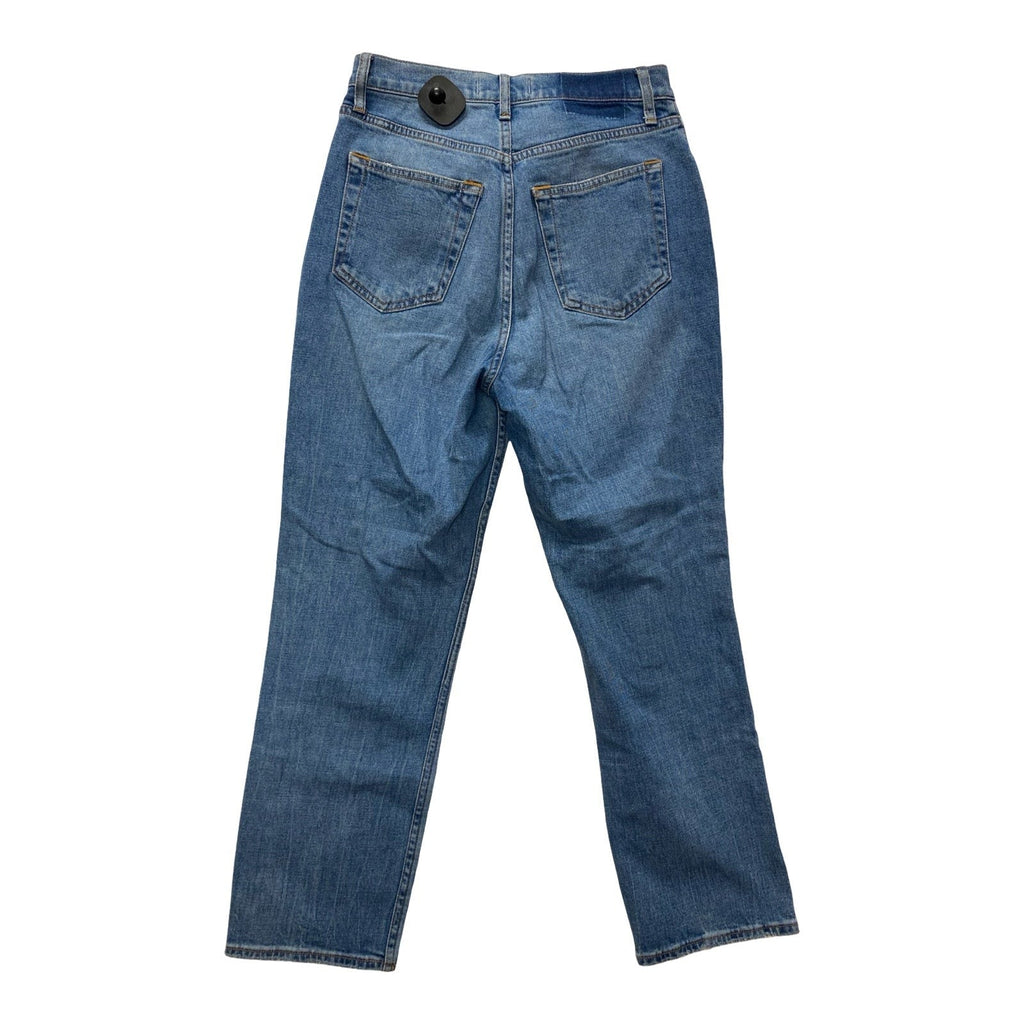 Jeans Straight By Abercrombie And Fitch In Blue Denim, Size:4