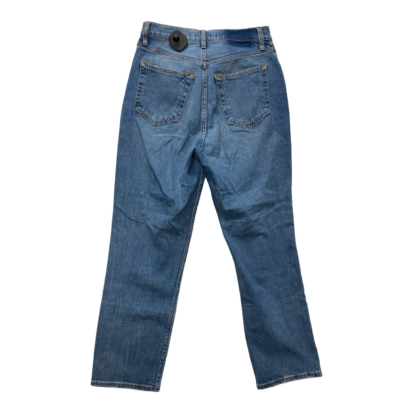 Jeans Straight By Abercrombie And Fitch In Blue Denim, Size:4
